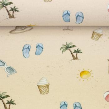 Preview: Baumwolljersey Beach Beige by Swafing von Christiane Zielinski
